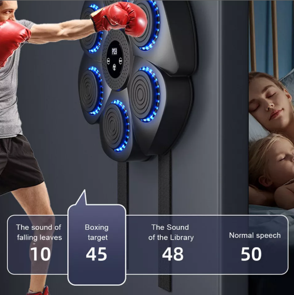 Hudební boxovací stroj | Interaktivní trénink | RGB a Bluetooth | Euroselle
