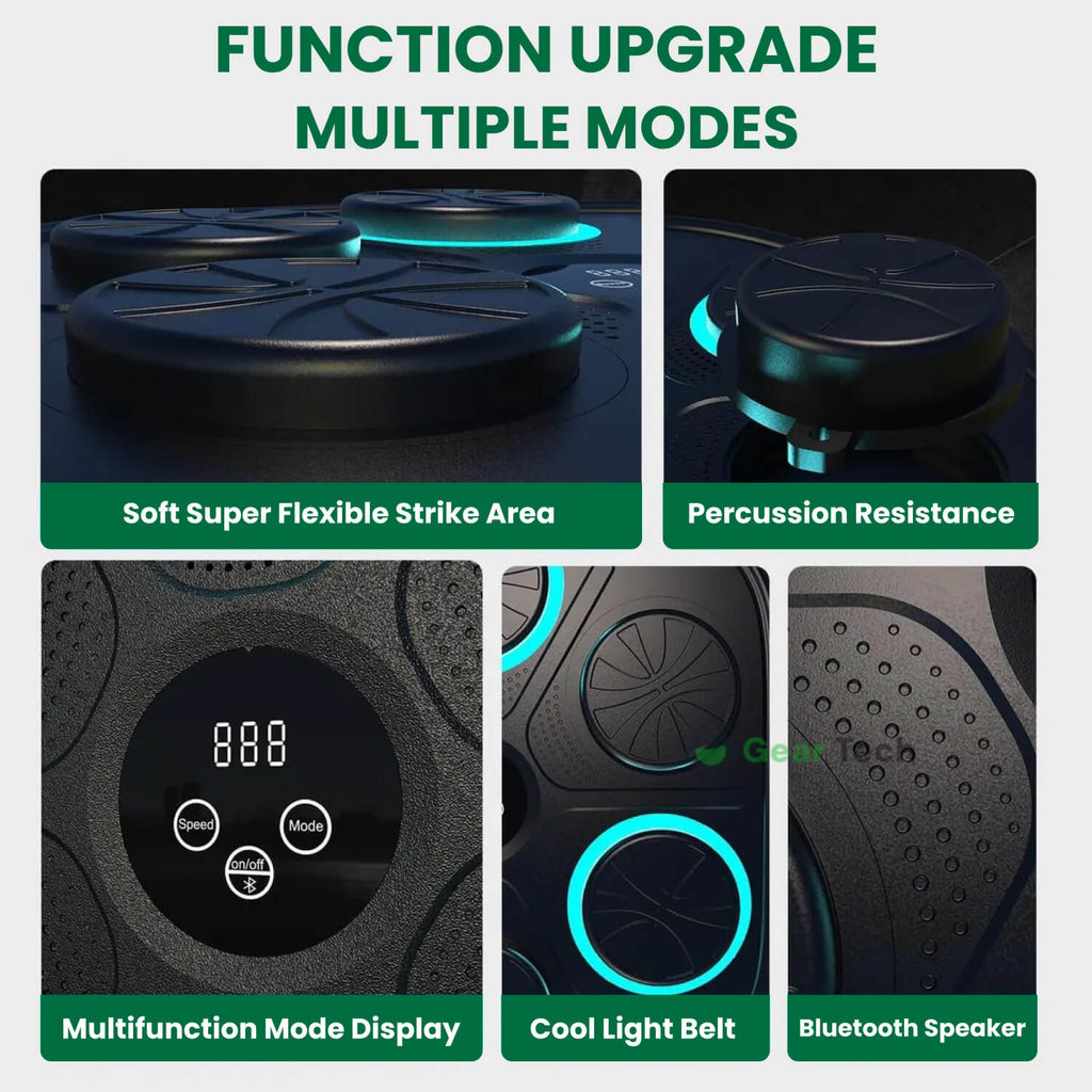 Hudební boxovací stroj | Interaktivní trénink | RGB a Bluetooth | Euroselle