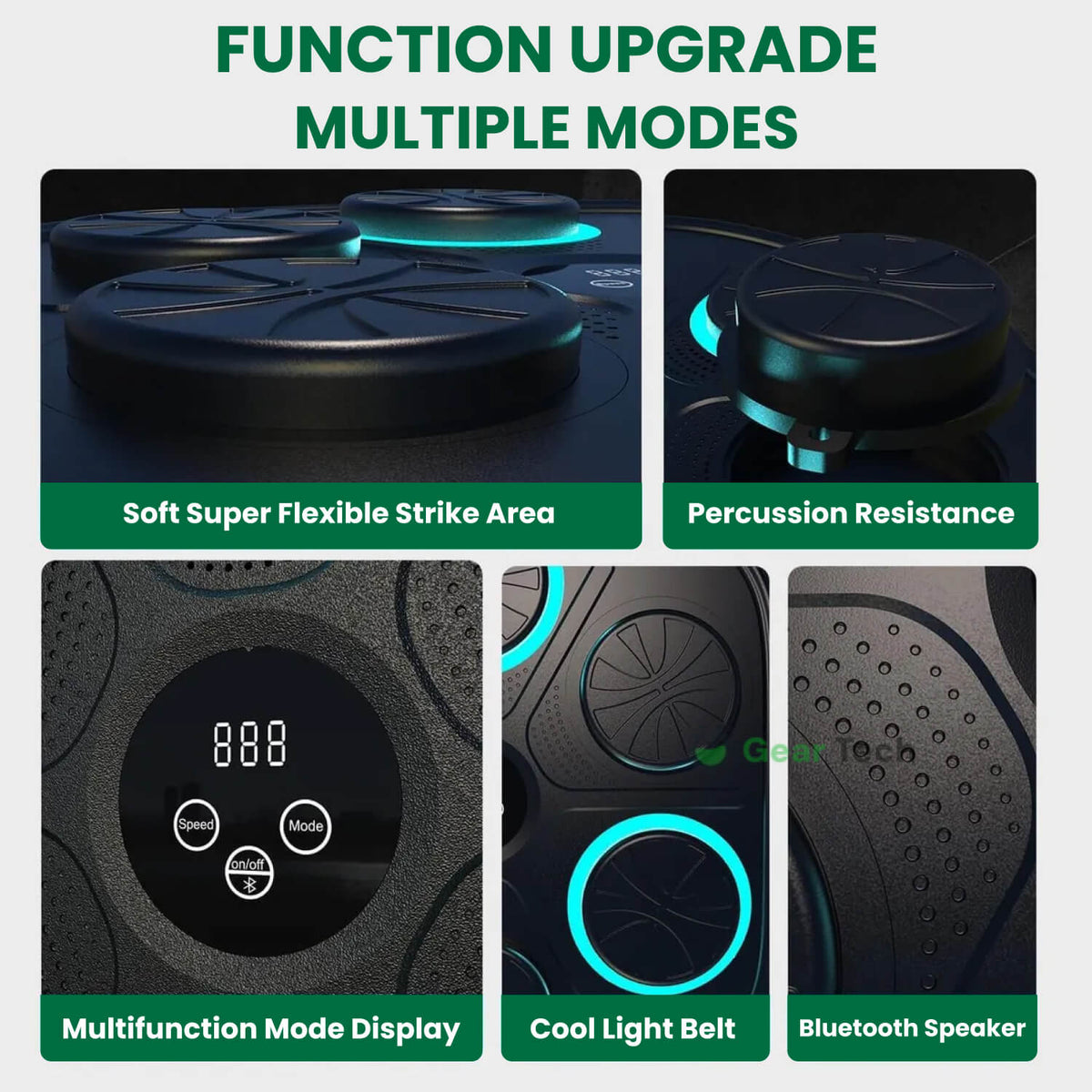 Hudební boxovací stroj | Interaktivní trénink | RGB a Bluetooth | Euroselle