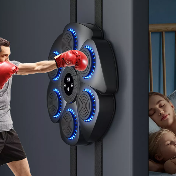 Hudební boxovací stroj | Interaktivní trénink | RGB a Bluetooth | Euroselle