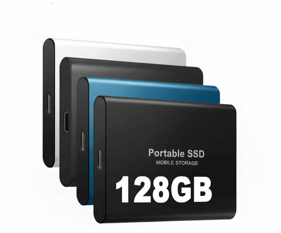 Portable External SSD | USB 3.1 Type C Fast Storage | Up to 128GB | Euroselle