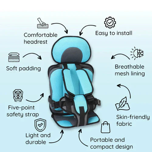Portable & Foldable Child Car Booster Seat | Euroselle
