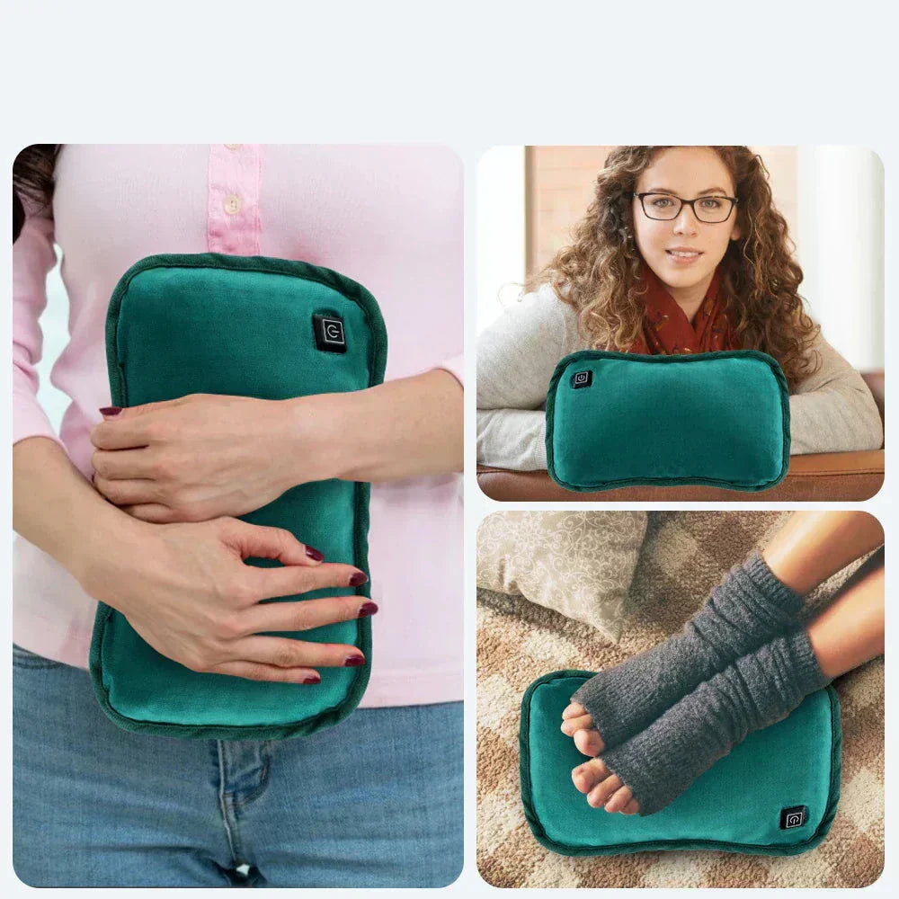 Almohadilla térmica portátil | 30x20 cm | Calentamiento rápido, calentador multiusos para manos y cuerpo | Euroselle