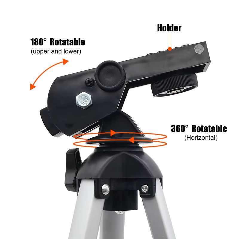 Professzionális csillagászati távcső | 70 mm-es apertúra, 300 mm-es fókusztávolság és egyszerű beállítás csillagászathoz és természetmegfigyeléshez | Euroselle
