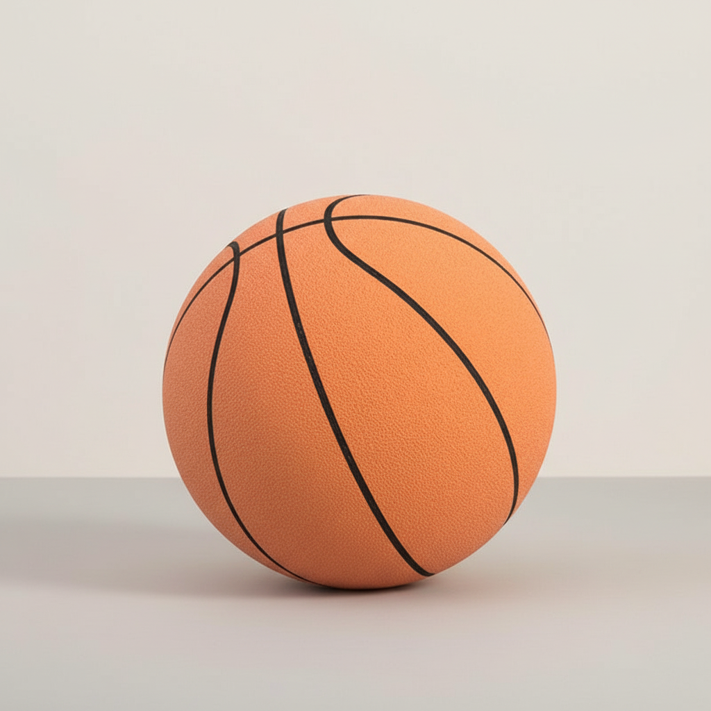 Stille indendørsbasketball | Blødt skum | Træningsbold til hjemmet | Godt opspring | Euroselle