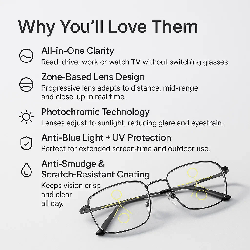 Progressive Multifocal Glasses | Euroselle