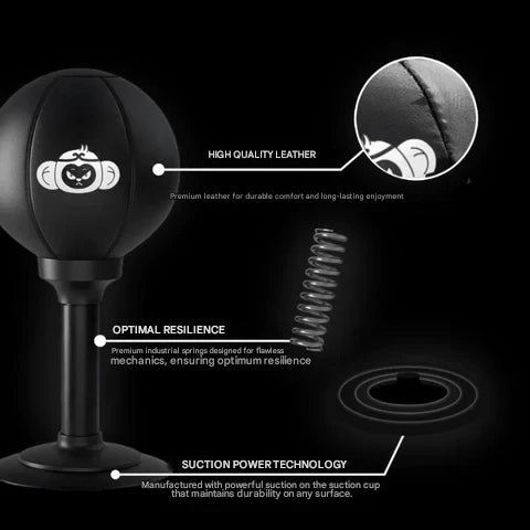 Ballon de frappe avec base à forte succion – PowerStrike | Euroselle