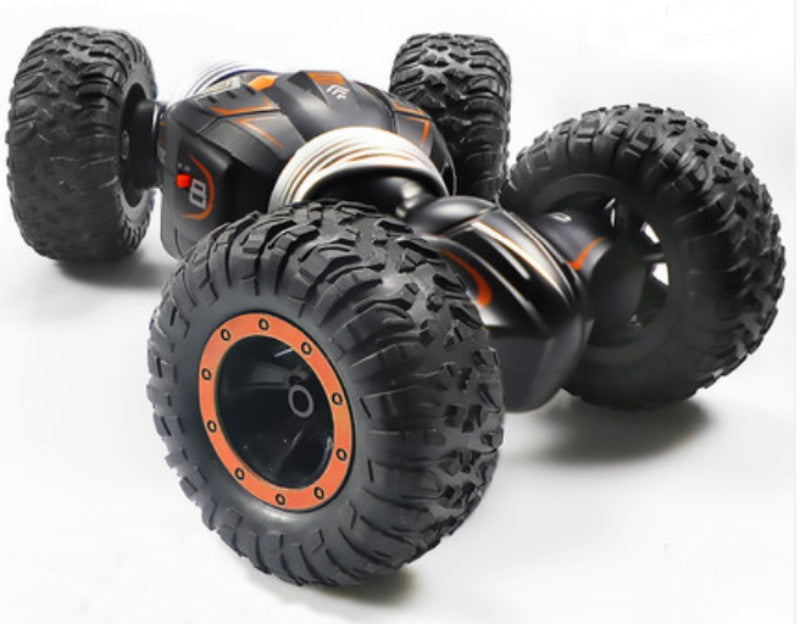 Genopladelig 4WD-fjernstyret stunt-offroadbil med litiumbatteri og gummidæk med vakuumgreb, egnet til kørsel på forskellige ujævne veje, til voksne og børn | Euroselle