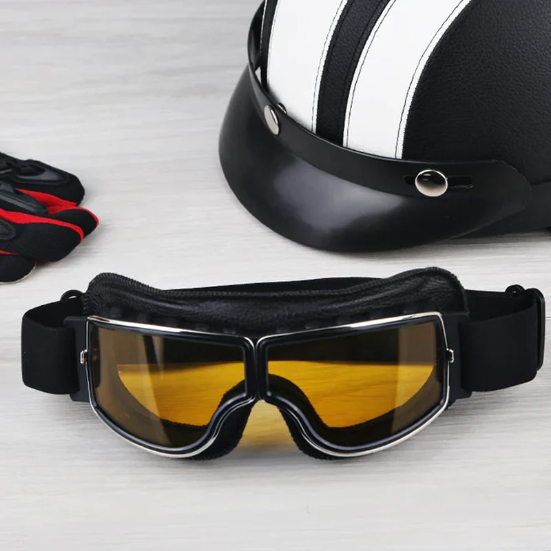 RoadRider Vintage Outdoor Adventure Goggles | Euroselle
