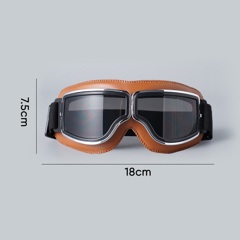 RoadRider Vintage Outdoor Adventure Goggles | Euroselle