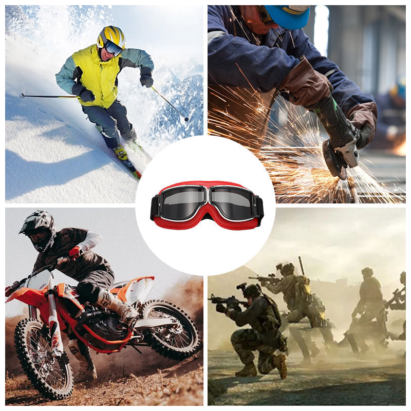 RoadRider Vintage Outdoor Adventure Goggles | Euroselle