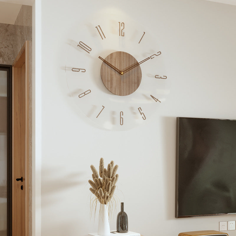 Reloj de pared de madera de estilo escandinavo - WoodWave | Euroselle