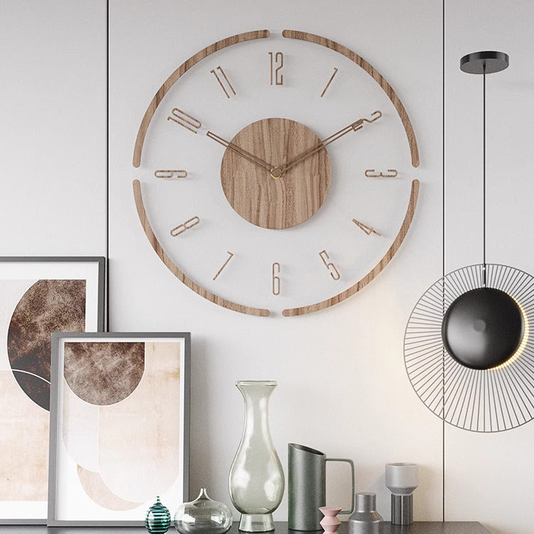 Reloj de pared de madera de estilo escandinavo - WoodWave | Euroselle