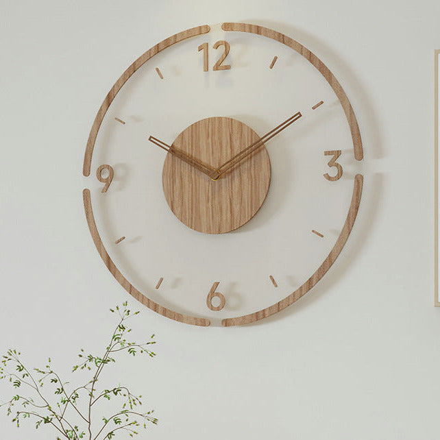 Reloj de pared de madera de estilo escandinavo - WoodWave | Euroselle