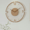 Reloj de pared de madera de estilo escandinavo - WoodWave | Euroselle