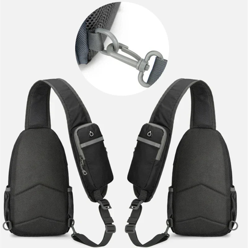 SecurePack | Vandtæt skulderrygsæk med tyverisikring og flere lommer – let crossbody-rejsetaske | Euroselle