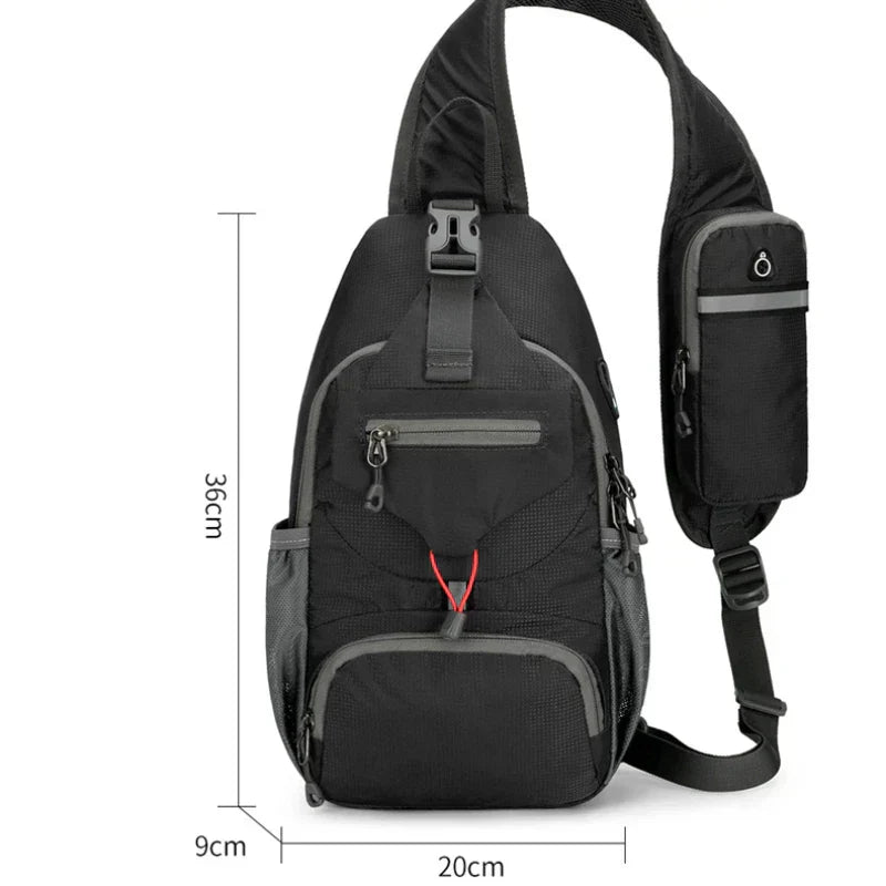 SecurePack | Vandtæt skulderrygsæk med tyverisikring og flere lommer – let crossbody-rejsetaske | Euroselle