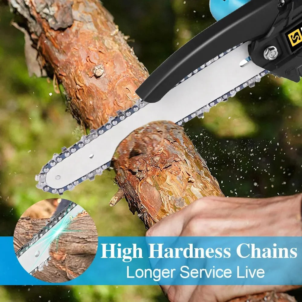 SharpCut 6″ kabellose Kettensäge | Leistungsstark und ergonomisch | Leicht | Euroselle