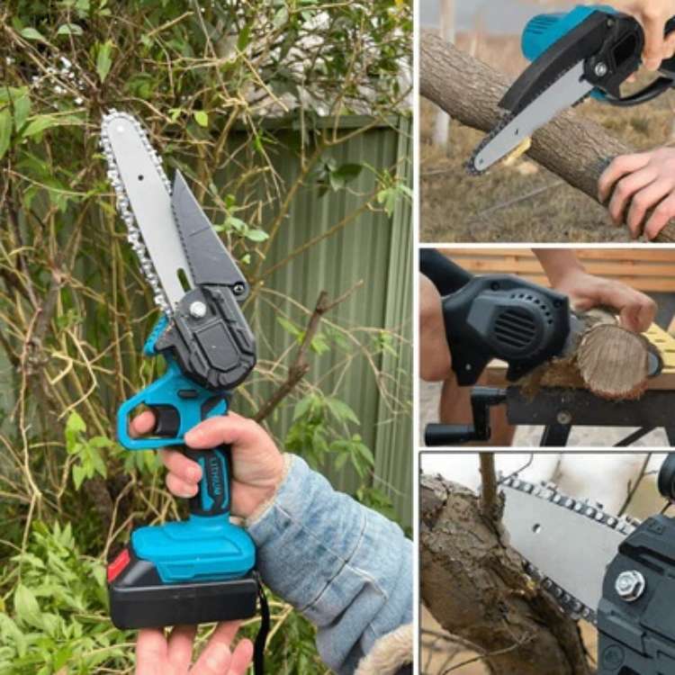SharpCut 6″ kabellose Kettensäge | Leistungsstark und ergonomisch | Leicht | Euroselle