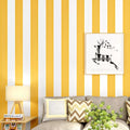 Simple Wide Stripes Non-Adhesive Wallpaper for Coffee Room and Clothing Store, 33 Feet x 20.5 Inches | Euroselle