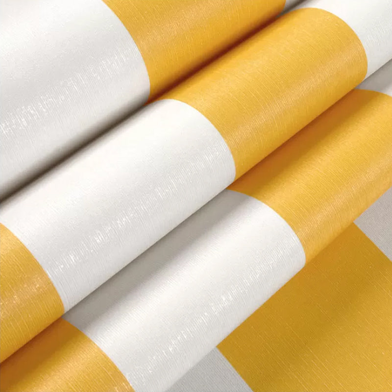 Simple Wide Stripes Non-Adhesive Wallpaper for Coffee Room and Clothing Store, 33 Feet x 20.5 Inches | Euroselle