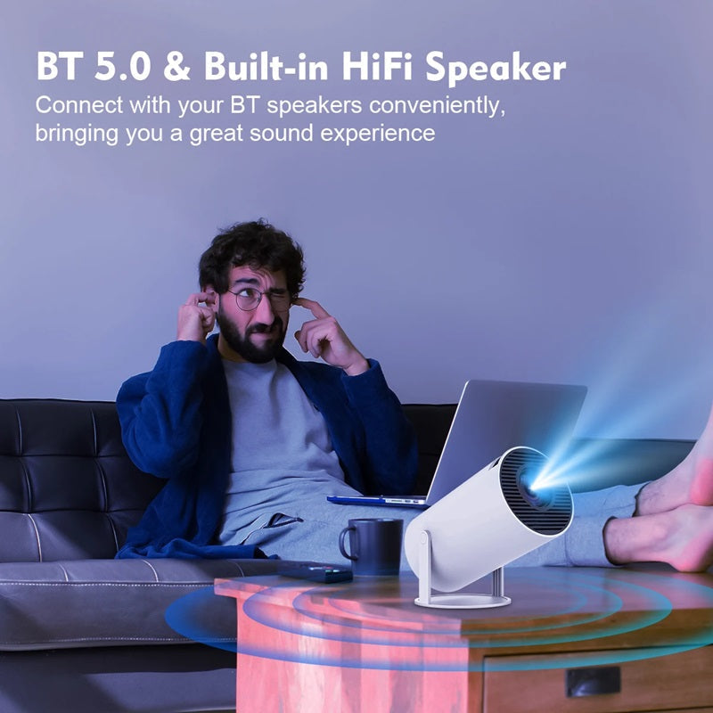 デュアルWi-Fi・Bluetooth接続対応 スマート4Kミニプロジェクター｜ユーロセルೆ