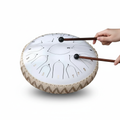 Steel Tongue Drum: C-dur, harmonisk resonans, køller og tilbehør | Euroselle