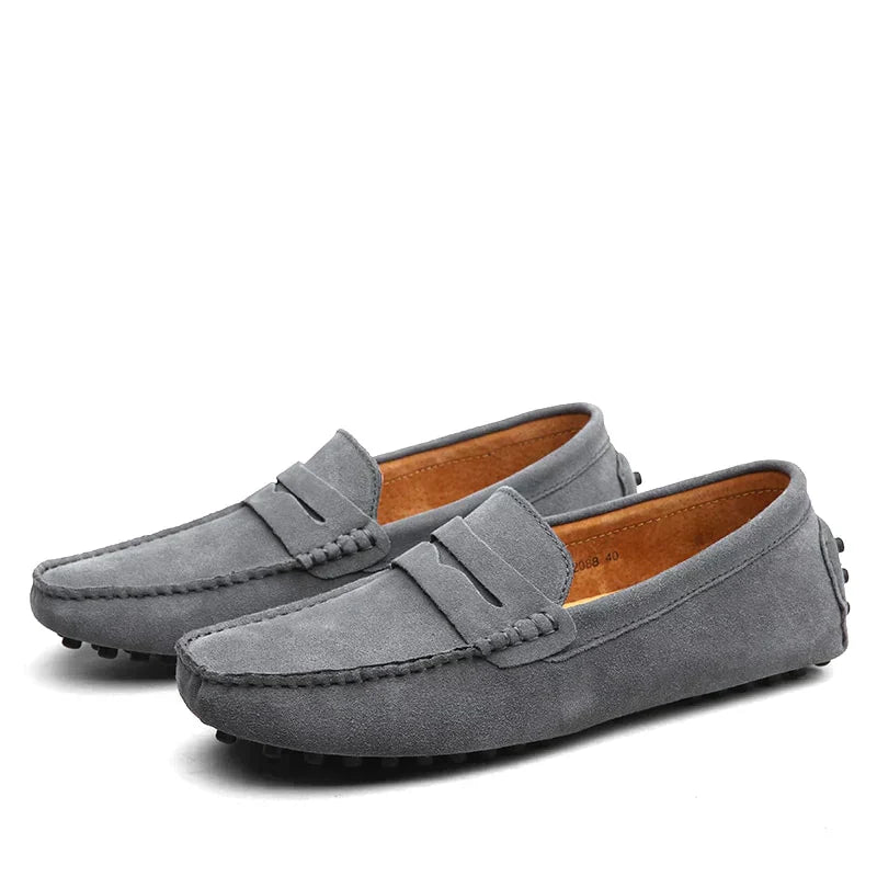 Pantofi din piele întoarsă în stil italian | Euroselle