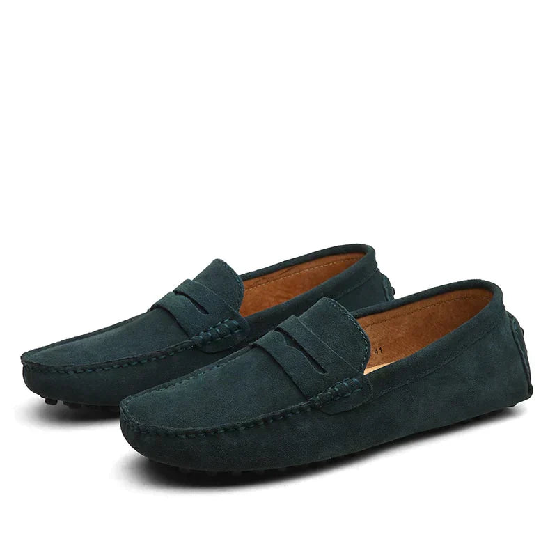 Pantofi din piele întoarsă în stil italian | Euroselle