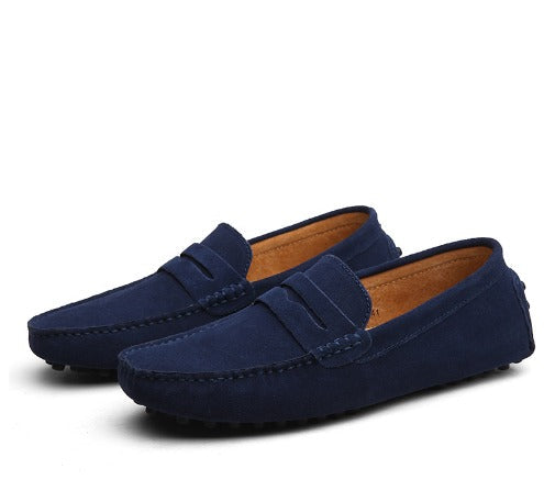 Pantofi din piele întoarsă în stil italian | Euroselle