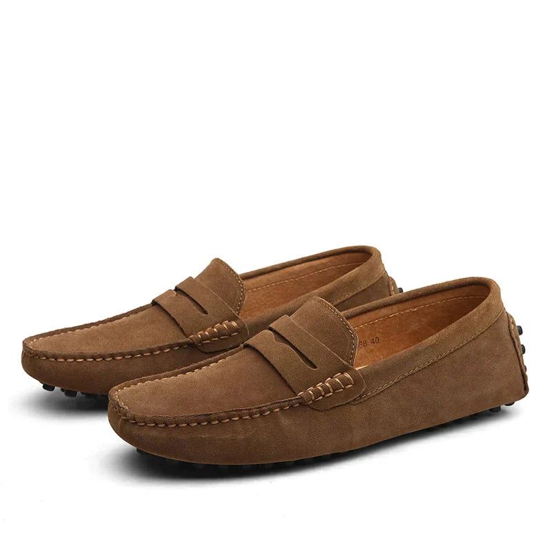 Pantofi din piele întoarsă în stil italian | Euroselle