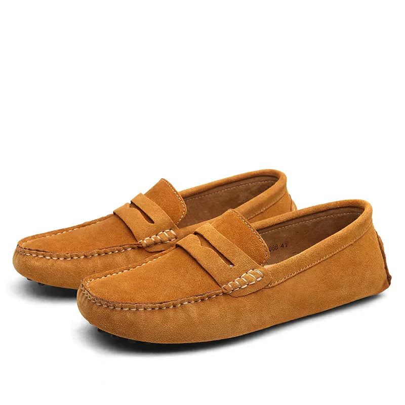 Pantofi din piele întoarsă în stil italian | Euroselle