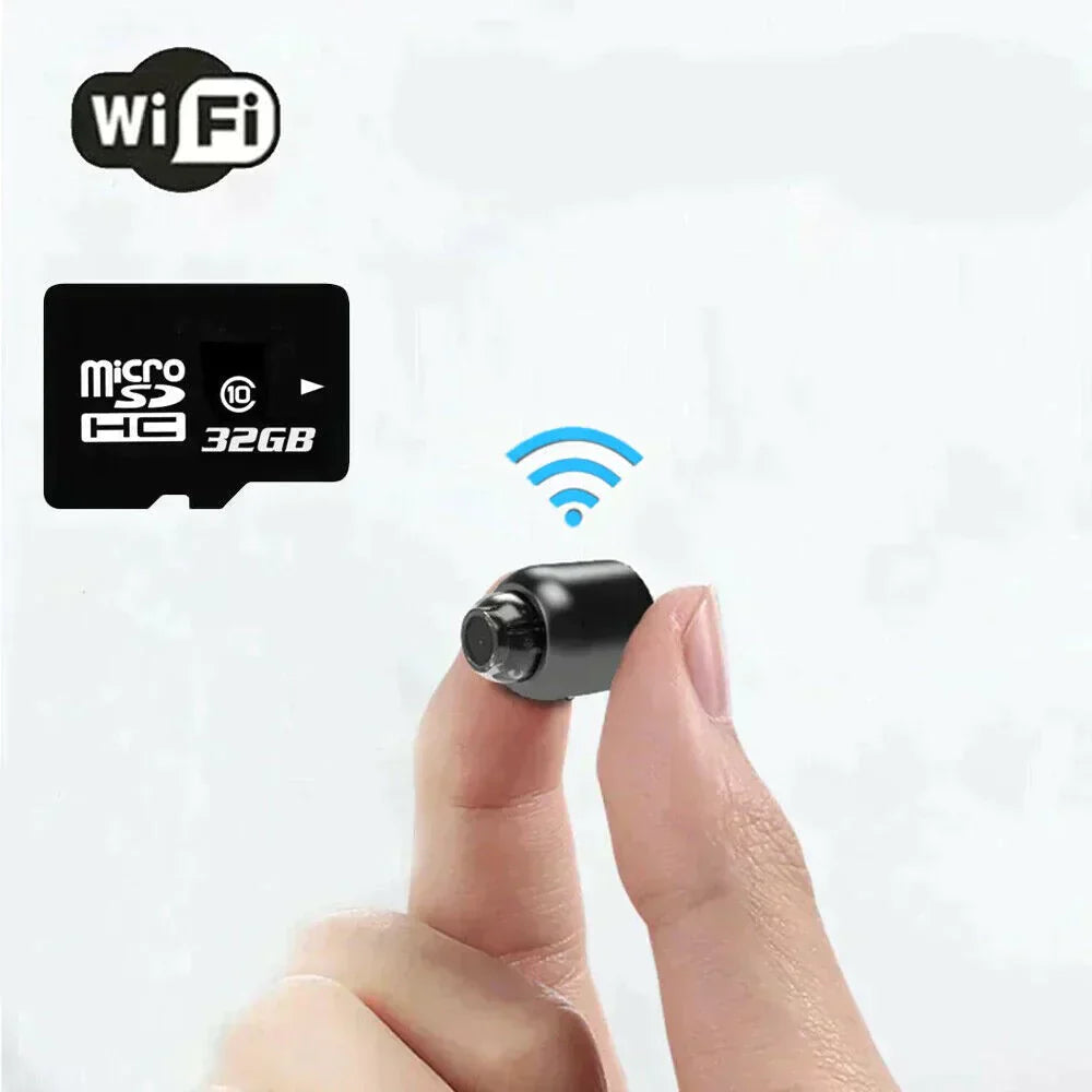 Mini caméra Wi-Fi avec vision nocturne et HD | Euroselle