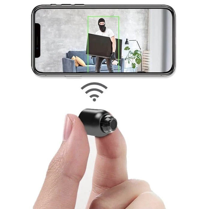 Mini caméra Wi-Fi avec vision nocturne et HD | Euroselle