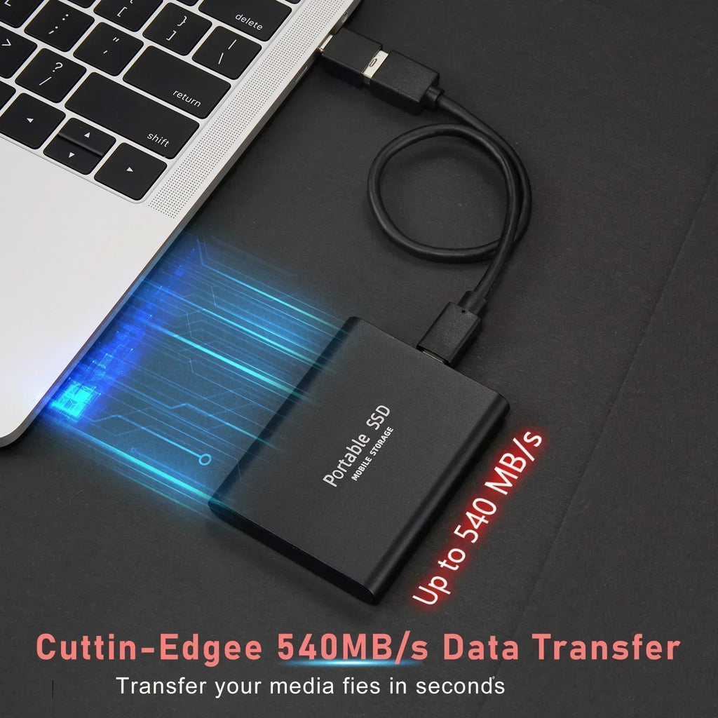 TEHNOLOGIE | SSD extern Mini de 128GB | Stocare portabilă USB 3.1 | Euroselle