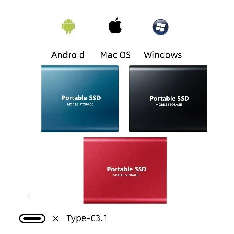 TEHNOLOGIE | SSD extern Mini de 128GB | Stocare portabilă USB 3.1 | Euroselle