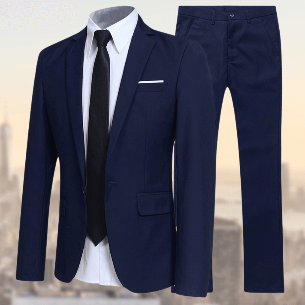 Costum business slim fit rafinat | Euroselle