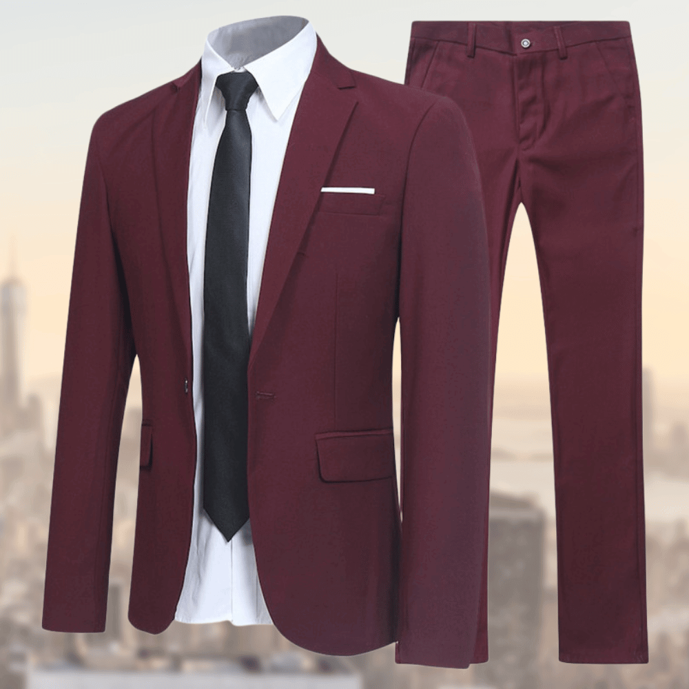 Costum business slim fit rafinat | Euroselle