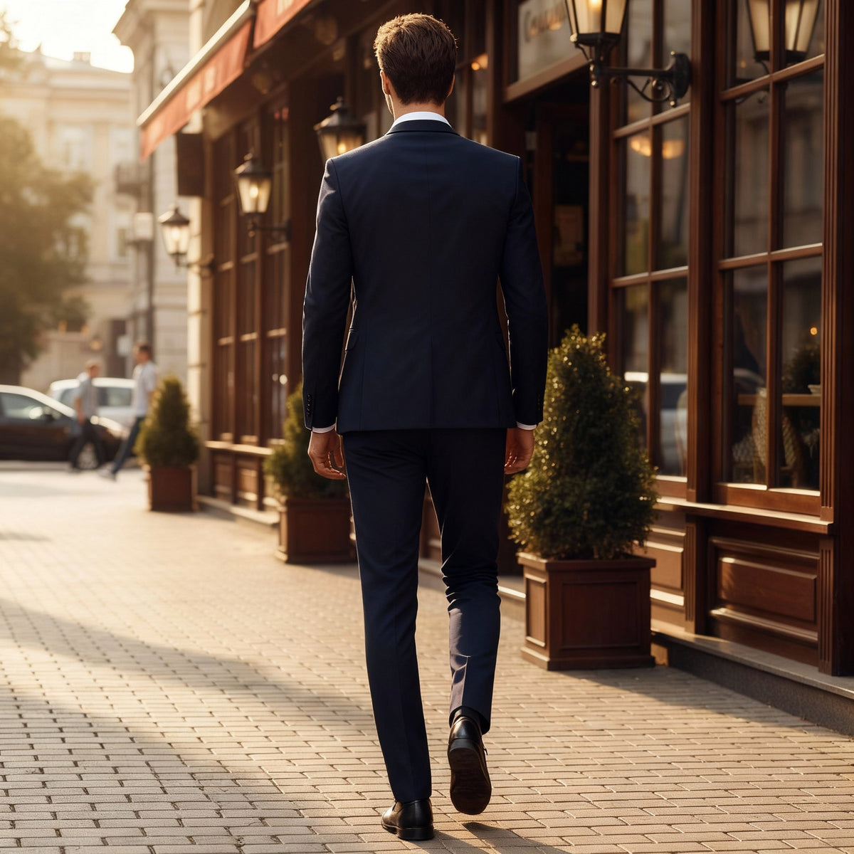 Costum business slim fit rafinat | Euroselle