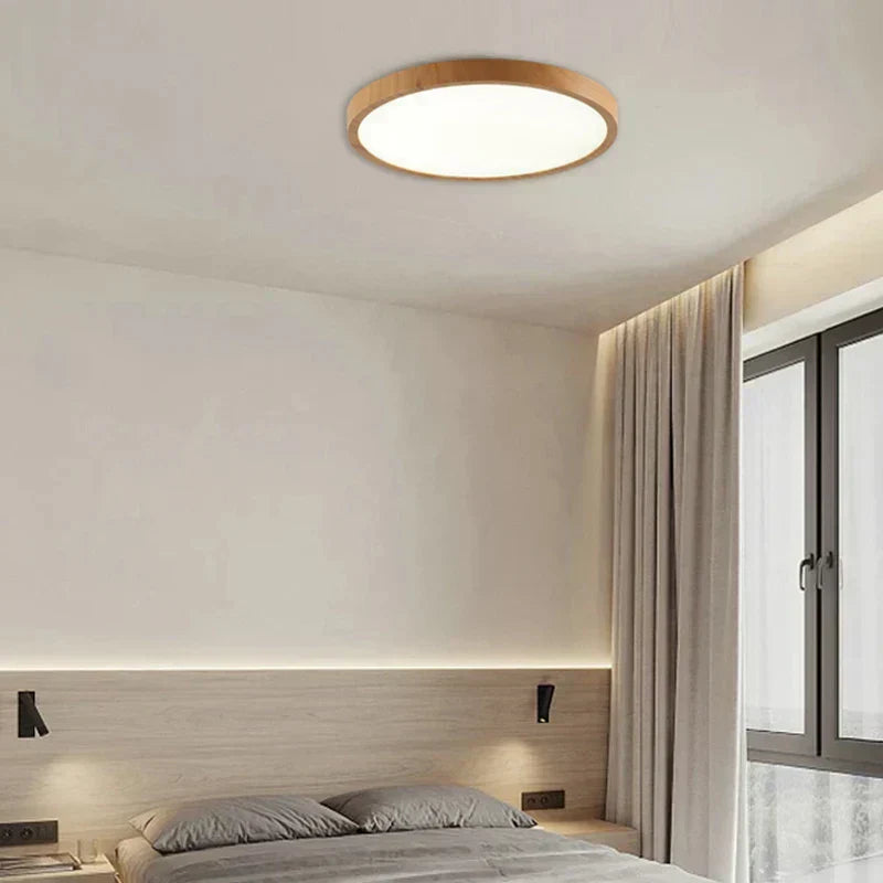 Dunne ronde plafondlamp | Verstelbare ledlamp, modern | Woonkamer en slaapkamer | Euroselle