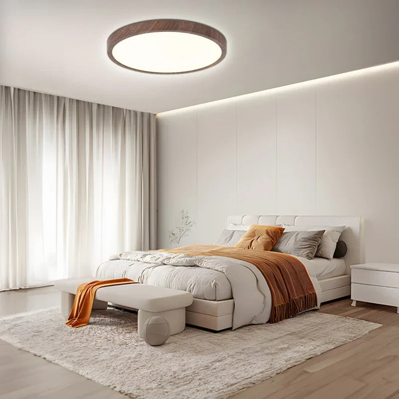 Dunne ronde plafondlamp | Verstelbare ledlamp, modern | Woonkamer en slaapkamer | Euroselle