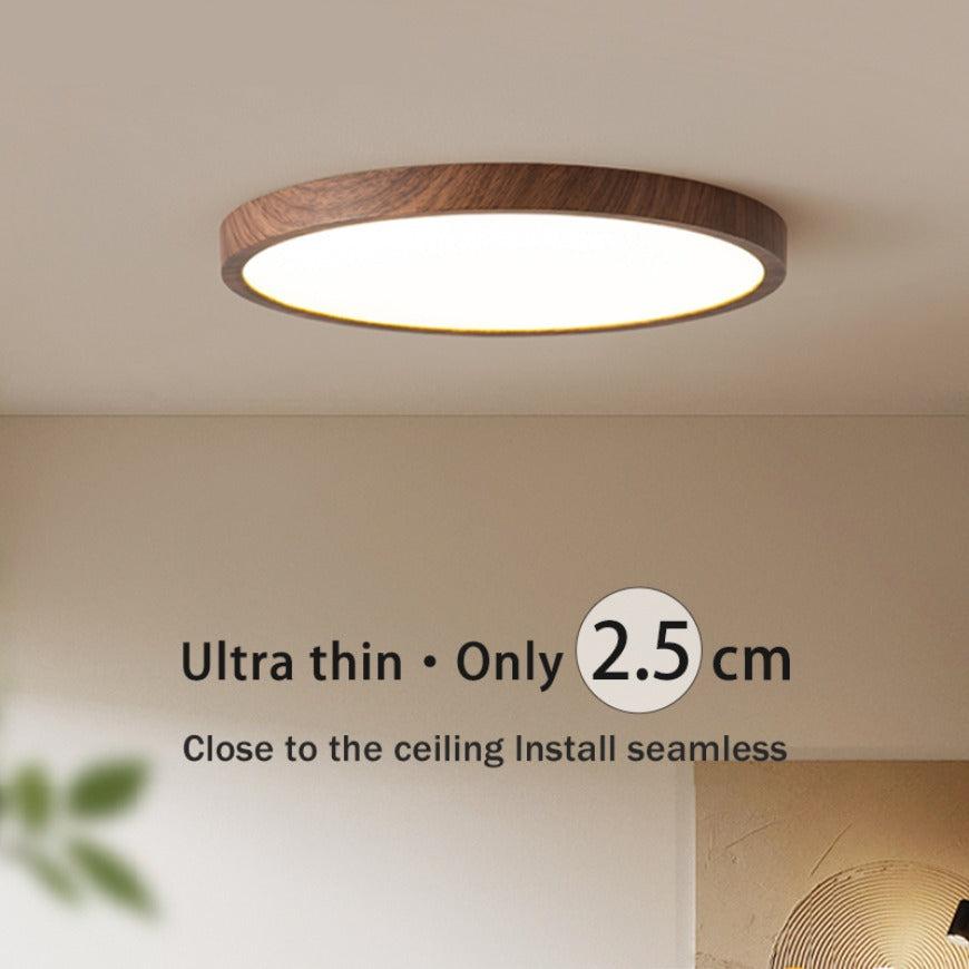 Dunne ronde plafondlamp | Verstelbare ledlamp, modern | Woonkamer en slaapkamer | Euroselle