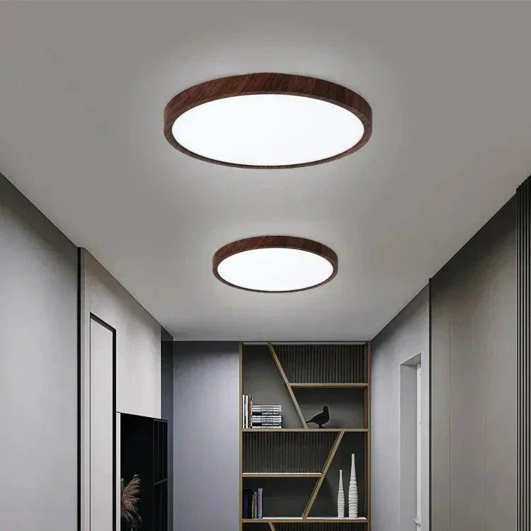 Dunne ronde plafondlamp | Verstelbare ledlamp, modern | Woonkamer en slaapkamer | Euroselle