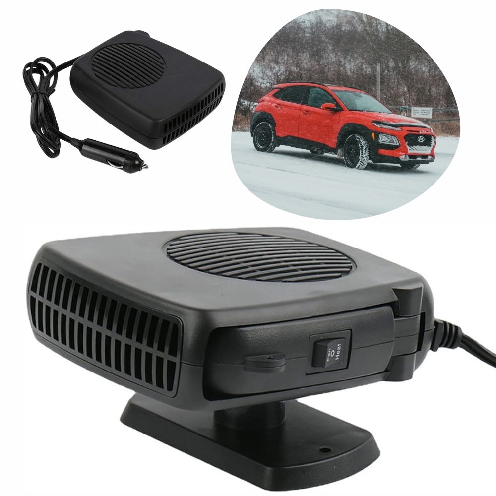 TurboHeat | 12-V-Autoheizung – 150 W/300 W Keramik-Heizlüfter, tragbarer Auto-Entfeuchter und Heizgerät | Euroselle