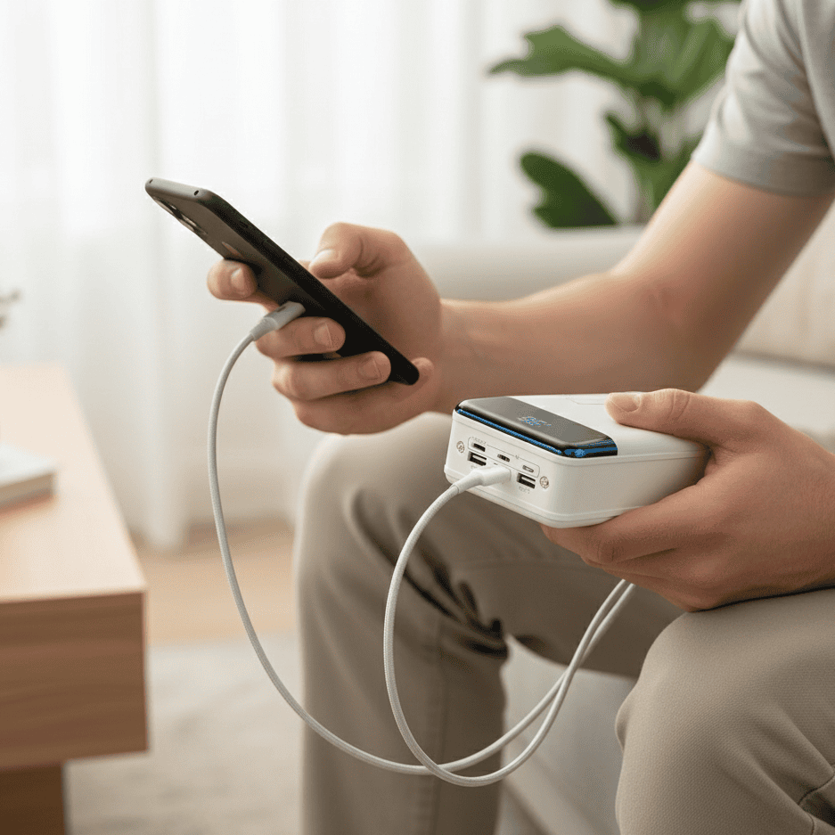 Ultra-powerbank med 100 000 mAh for maksimal energi og hurtiglading | Euroselle