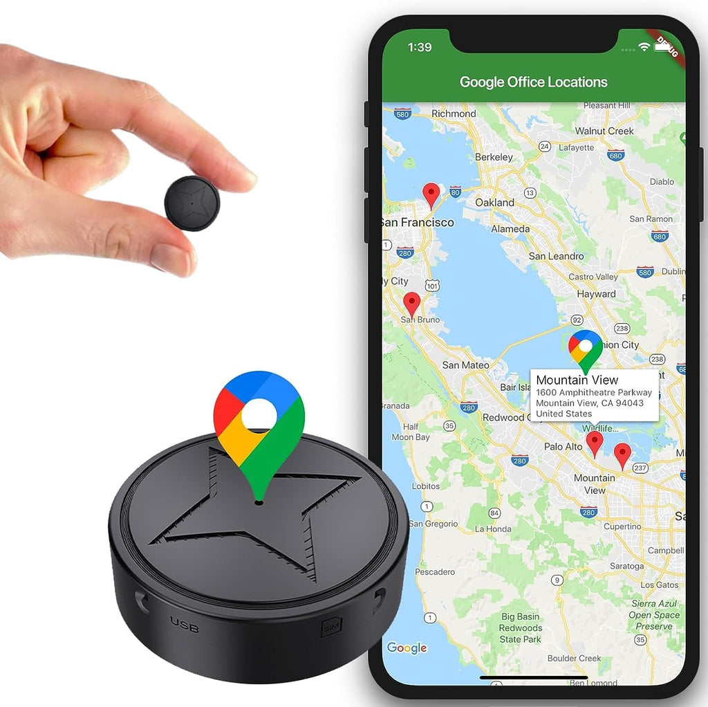 Euroselle UltraTrack | Μαγνητικός μίνι GPS tracker | Εντοπισμός θέσης σε πραγματικό χρόνο και καταγραφή στο cloud | Μπαταρία 500mAh με συναγερμό χαμηλής κατανάλωσης | Διπλή λειτουργία GPS/LBS | Συναγερμός κλοπής και δόνησης | Euroselle