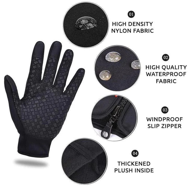 Guantes térmicos calefactables unisex para actividades al aire libre en invierno | Euroselle