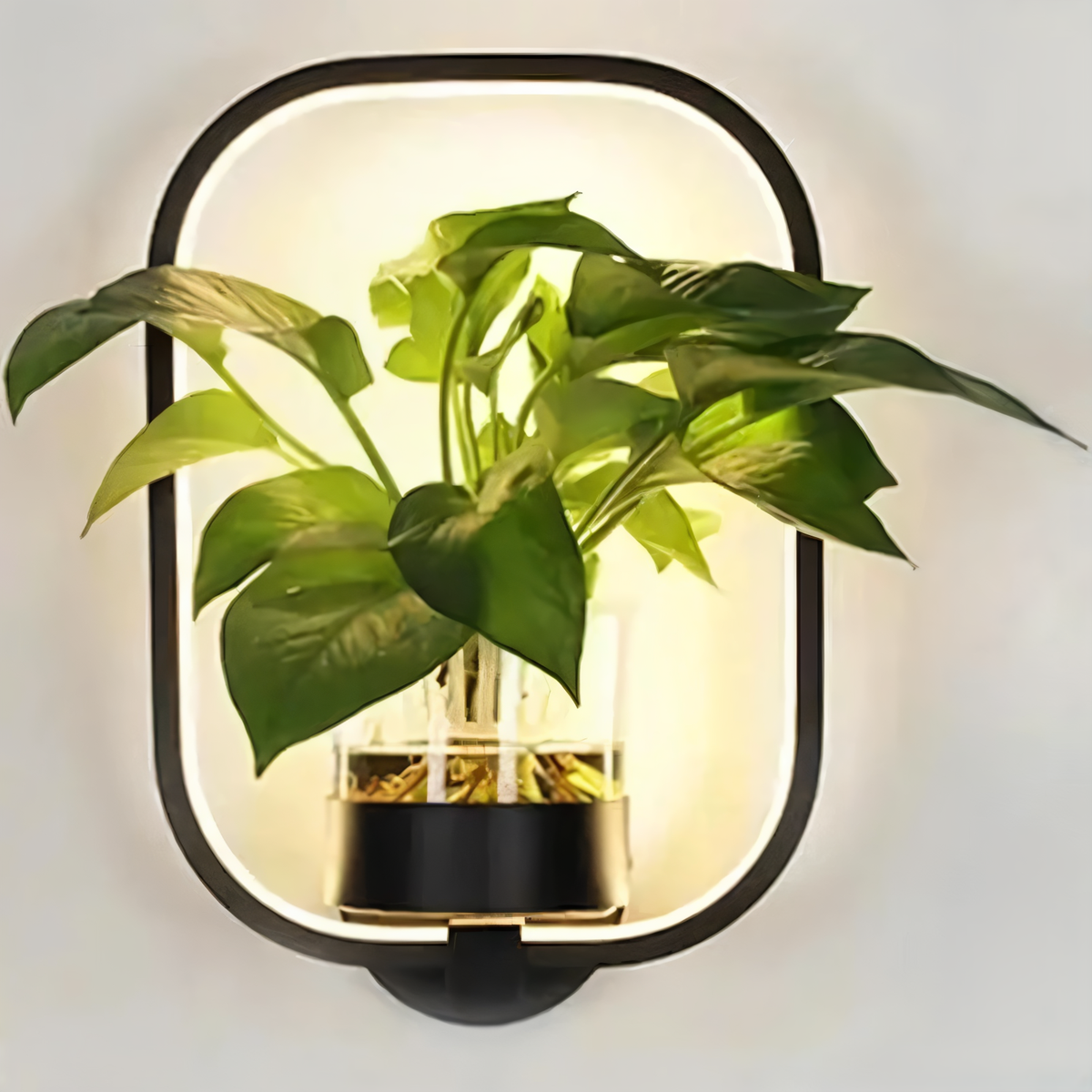 Applique da parete LED VerdantLume con portavaso | Euroselle