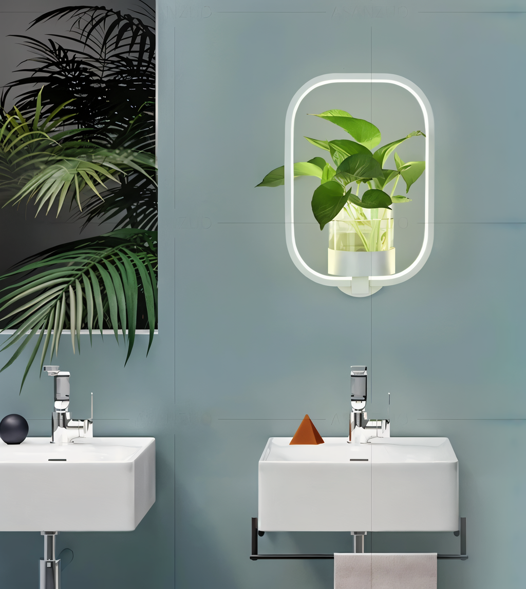 Applique da parete LED VerdantLume con portavaso | Euroselle