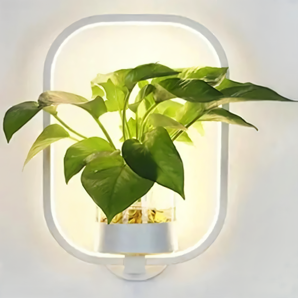 Applique da parete LED VerdantLume con portavaso | Euroselle